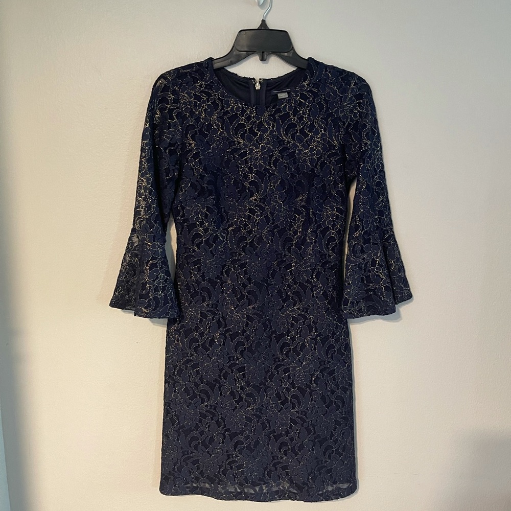 Tommy Hilfinger Navy Lace Dress